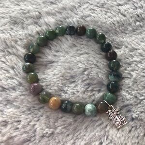 Mixed Gemstone Beaded Dragon Bracelet